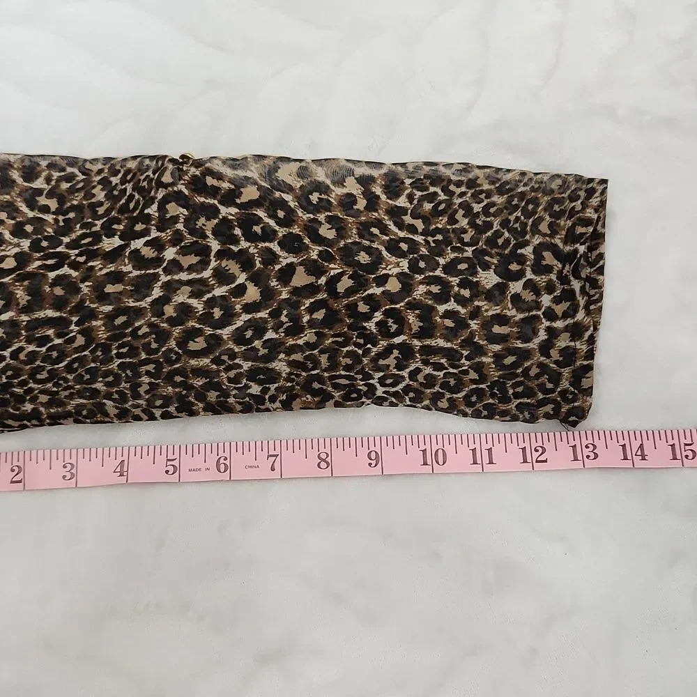 Wishful Park animal print sheer blouse size M - Picture 10 of 10